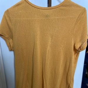 Yellow T with crossed back